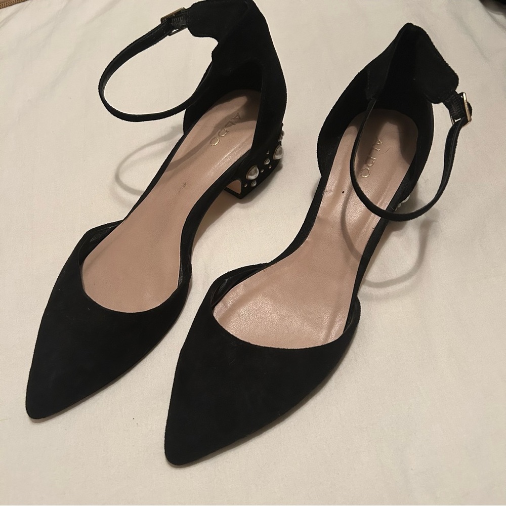 Aldo pearl kitten heels